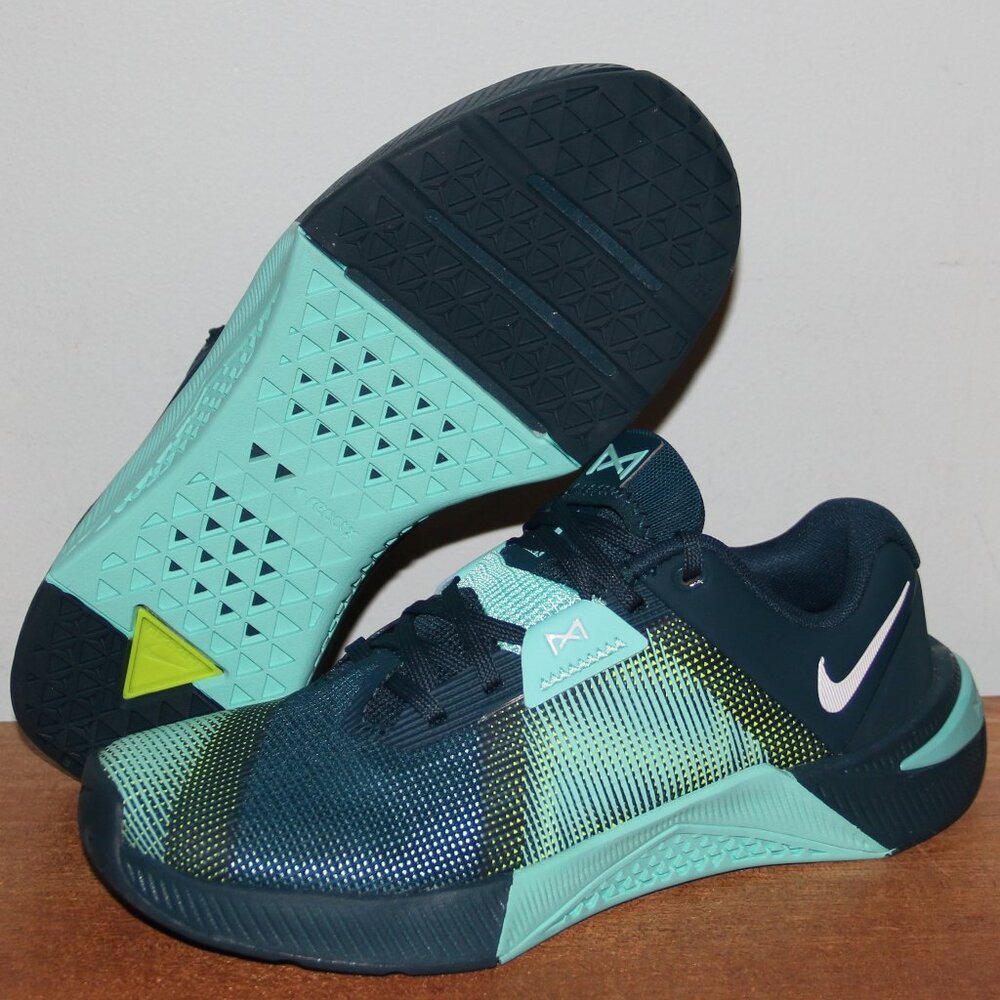 Nike Metcon 10 CrossFit Training Shoes Womens 7 Midnight Turquoise